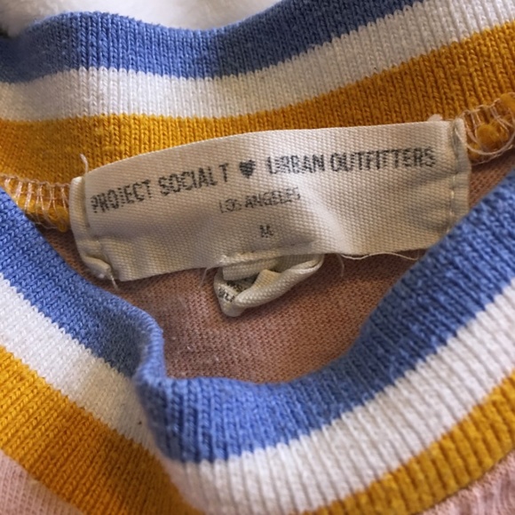Project Social T x Urban Outfitters - Pink Waist-Length T-Shirt - Picture 3 of 4